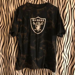 Las Vegas Raider Bleach Dye Shirt